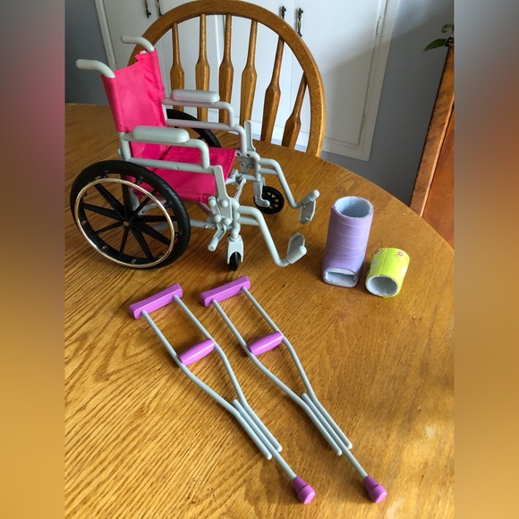 American Girl Toys American Girl Doll Wheelchair Casts Crutches